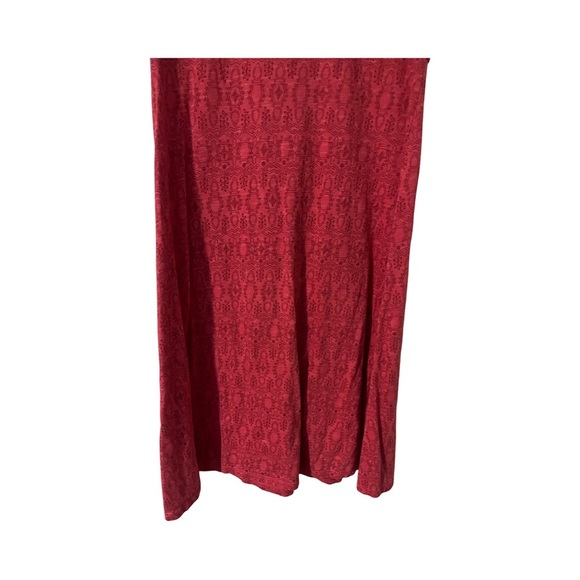 Toad & Co Organic Cotton V Neck Midi Length Short Sleeve Soft Dress Size X-Small - Picture 7 of 8